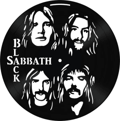 Disco de Vinil Decorativo Black Sabbath