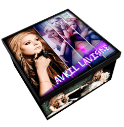 Caixa em MDF - Avril Lavigne - Modelo 2