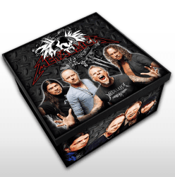 Caixa em MDF  + Porta Controle Banda - Kit Metallica