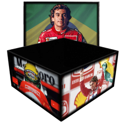 Caixa em MDF - Ayrton Senna - Modelo 1
