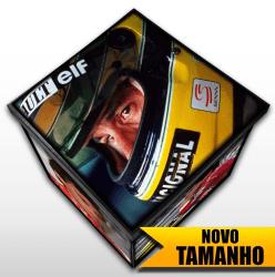 Caixa em MDF - Ayrton Senna - Modelo 2