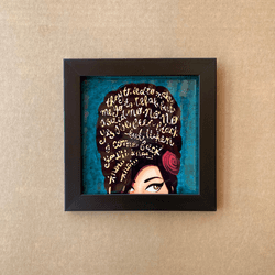 Quadro Decorativo em Azulejo Amy Whinehouse 20 x 20cm