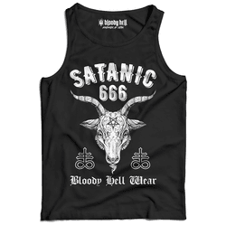 Camiseta Regata Satanic 666