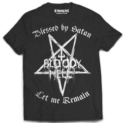 Camiseta T-Shirt Blessed by Satan