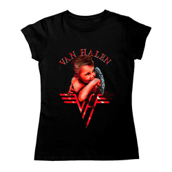 Camiseta Baby Look - Van Halen