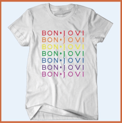 Camiseta Bon Jovi Arco-Íris