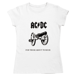 Camiseta Baby Look - ACDC