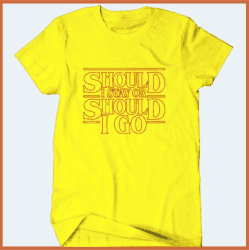 Camiseta Infantil Should I Stay Or Should I Go - The Clash - Stranger Things-2