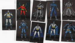 27 cards imantados do Batman