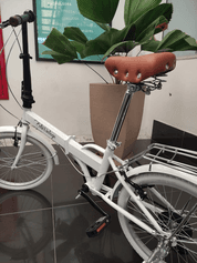Bicicleta dobravel fenix white