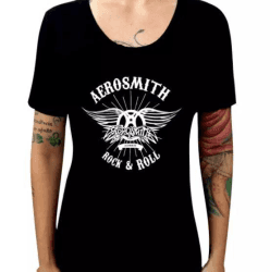 Camiseta Aerosmith - Authentic Rock & Roll