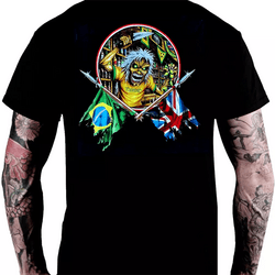 Camiseta Iron Maiden - Brasil