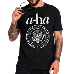 Camiseta camisa A-HA, new wave anos 80 varias cores estampa exclusiva unisex