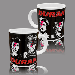 Caneca Duran Duran Bowie, rock, New, Wave, exclusiva