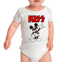 Body infantil rock Kiss mickey
