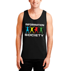 Camiseta Regata Information Society, syntpop, anos 80 unisex