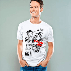Camiseta camisa A-HA, banda new wave anos 80 varias cores exclusiva unisex
