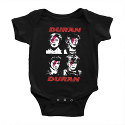 Body infantil rock Duran Duran bowie, estampa exclusiva