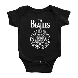 Body infantil rock Beatles logo bandeira