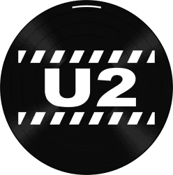 Disco de Vinil Decorativo U2
