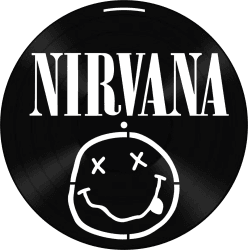 Disco de Vinil Decorativo Nirvana
