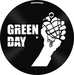Disco de Vinil Decorativo Green Day