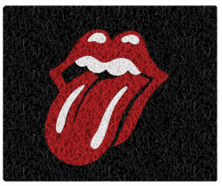 Tapete Capacho Decorativo Rolling Stones