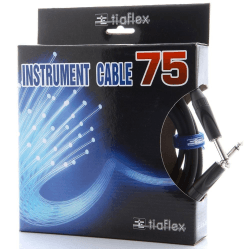 Cabo de Guitarra, Violão e Contrabaixo P10 Instrument Cable 75 - 3m Tiaflex