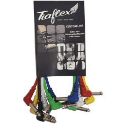 Kit 06 cabos de Pedal Tiaflex Custom Line 0,30cm Tiaflex-0