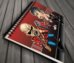 Caderno Iron Maiden