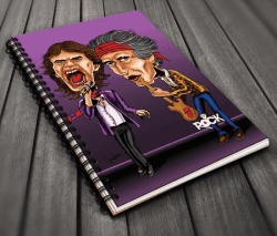 Caderno Rolling Stones-0