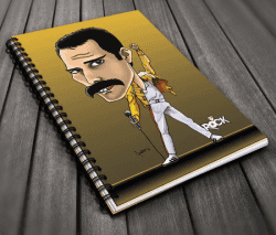 Caderno Freddie Mercury-0