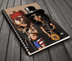 Caderno Guns n Roses-0