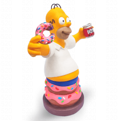 Boneco Homer Simpson - Resina Poliuretano Busto The Simpsons
