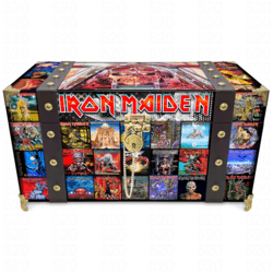 Baú Retrô - Iron Maiden - De Madeira Mdf - Vintage