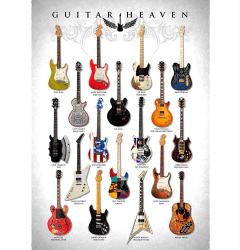 Placa Decorativa Guitar Heaven II