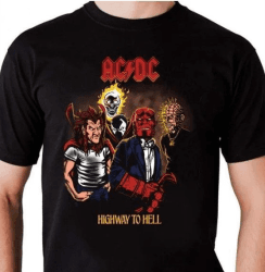 Camiseta AC/DC Highway to Hell Premium