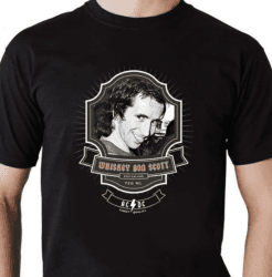 Camiseta AC/DC Bon Scott Premium