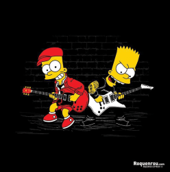 Camiseta Bart Duelo de Guitarras