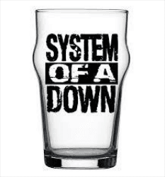 Copo Stout System Of A Down Beer Cerveja Pint Rock 473ml