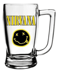 Caneca Nirvana Cerveja Beer Chopp Banda De Rock 340ml