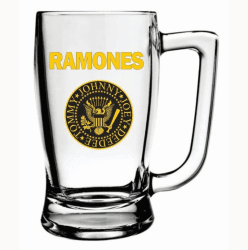 Caneca Cerveja Ramones Taberna Chopp Beer Rock 340ml