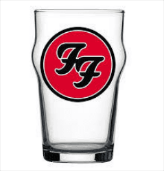 Copo Stout Foo Fighters Beer Cerveja Pint Rock 473ml