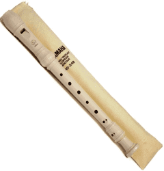 Flauta Doce Barroca Soprano Yamaha Afinação em Dó (C) YRS-24B com capa-0