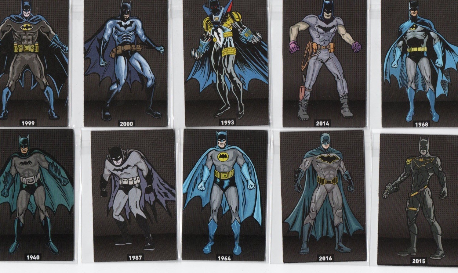 27 cards imantados do Batman-0